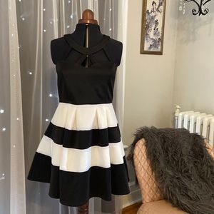 Black & White Cocktail Dress